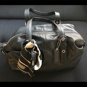 Coach Soho Black Leather Bag